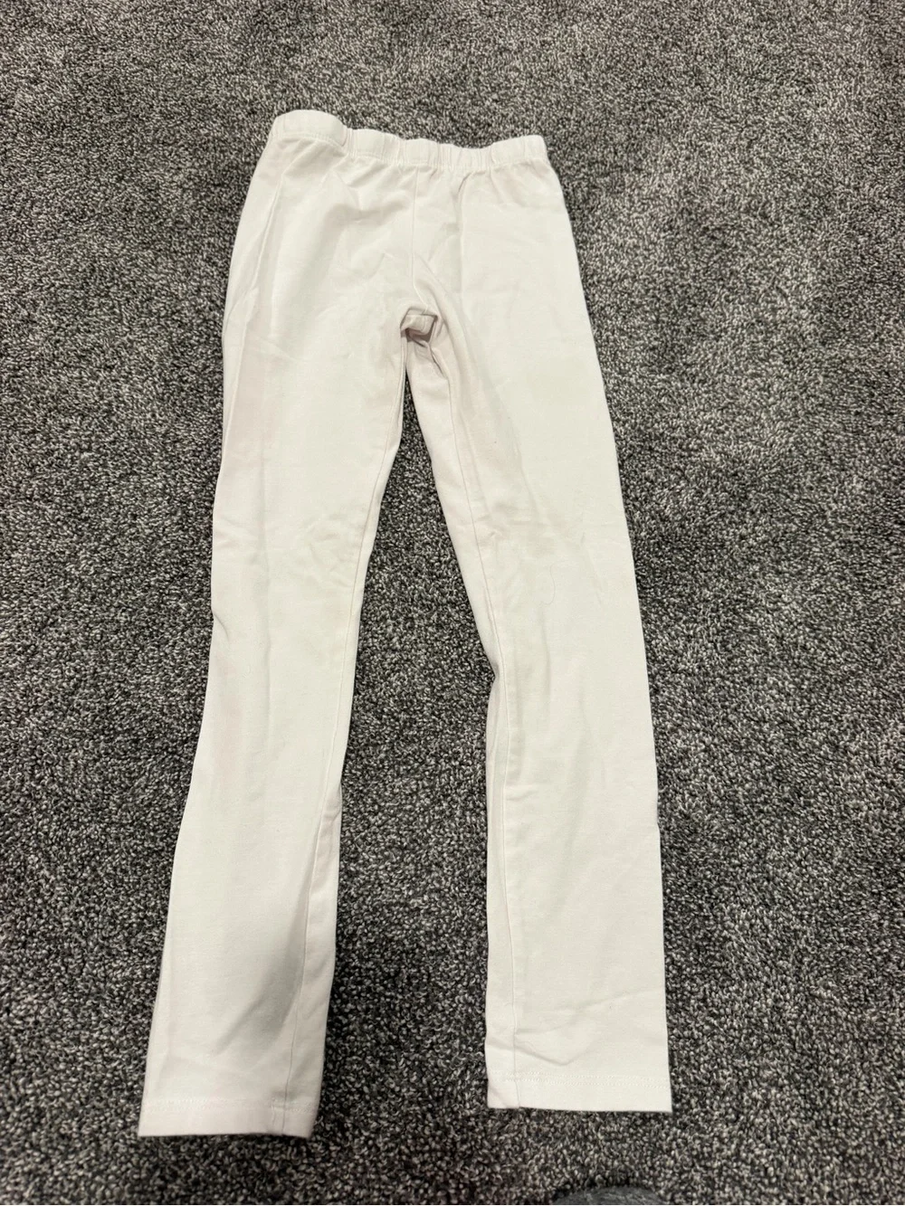 Size Medium 7/ 8 The Children’s Place Solid White Leggings